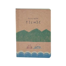 12,5*9 см старая живопись довольно хорошие ноутбуки ежедневная книга для письма офисные школьные канцелярские принадлежности(велосипед