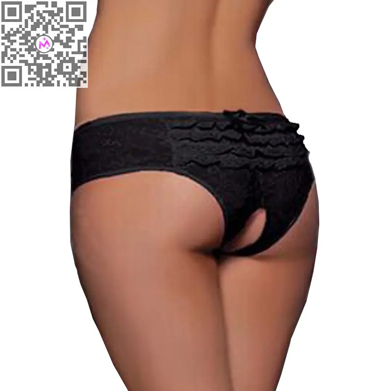 Women Underwear Open Crotch Underpants Nice Transparent Briefs Wholesale Sexy Lace Lingerie Women's Panties Plus Size