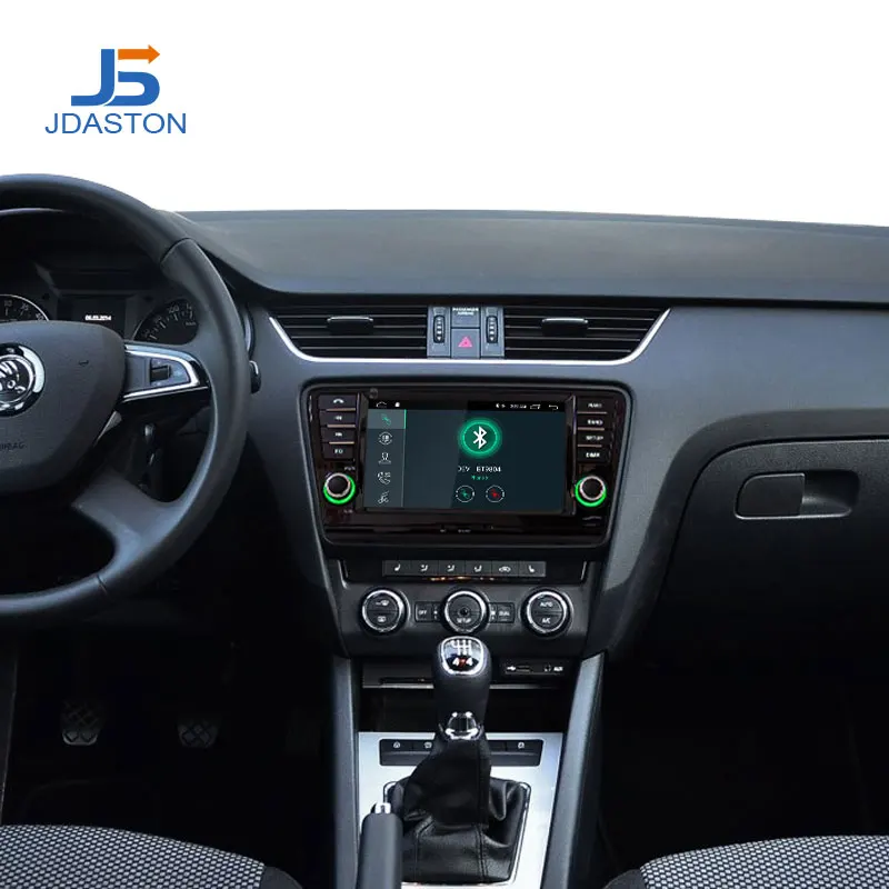Автомобильный DVD плеер JDASTON Android 10 для SKODA Octavia 2013 2014 2015 мультимедиа GPS навигация 2 Din