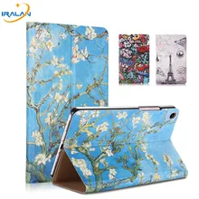 Тонкий флип-чехол из искусственной кожи с принтом для Xiao mi pad 4 8,0 Tablet PC Smart Stand Sleep/Wake Cover для mi Pad 4 8,"+ пленка+ ручка