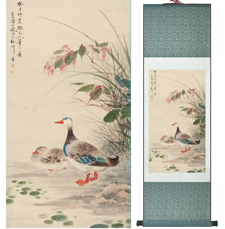 

Duck painting home office decoration painting living room painting No.033029