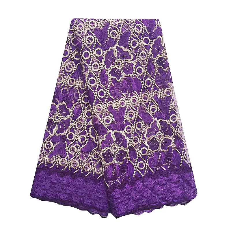 2018 high quality african tulle lace 10