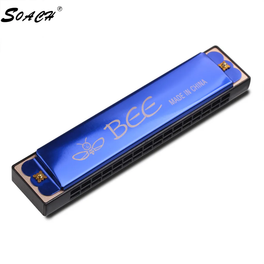 

SOACH Delicate simple tone quality G5 red 16 hole harmonica instrument harmonicas gaita llaveros gaita de boca