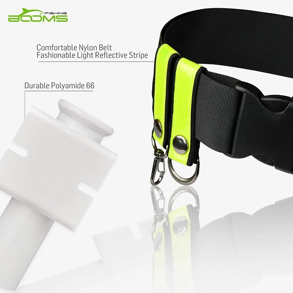 Booms Fishing V02 Adjustable Waist Fishing Rod Holder Professional Fishing Belt