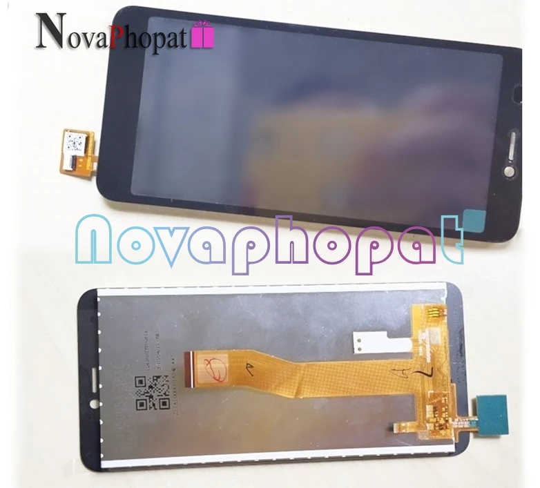 

Novaphopat Black LCD Monitor for DEXP BS650 LCD Display Screen with Touch Screen Digitizer Sensor Full Assembly +tracking