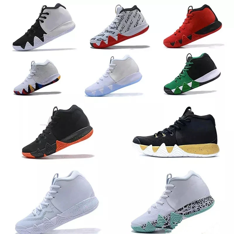 Kyrie 4 Green Lucky Kyrie 4 70s 943807 700 Kyrie 80s 943807 007 4 90s 943806 902 size us7 us12|Basketball Shoes| - AliExpress