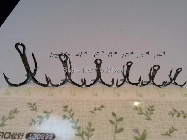 

2015 new 35647 Round bent treble hook 80pcs High-quality, professional factory production