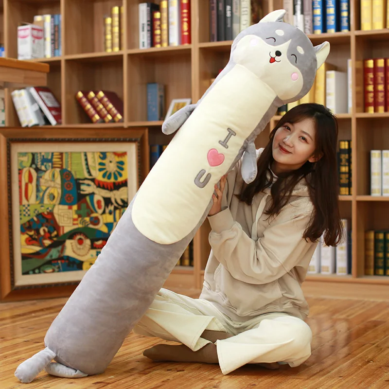 

1.5M Long stuffed plush toy pillow Random folding Inside bladder Not afraid of getting dirty Puppy Pillow