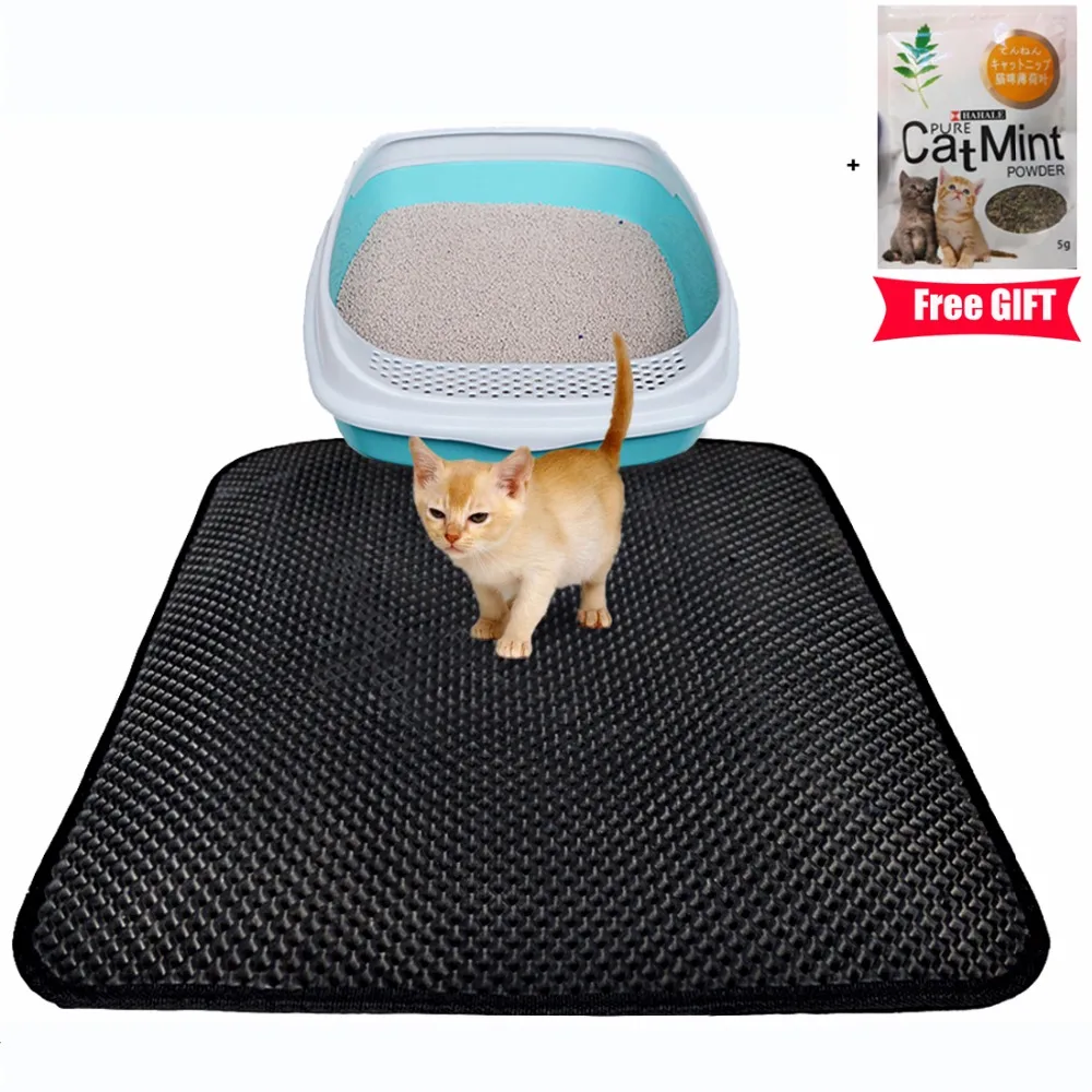 Cat Litter Trapper Mat Waterproof Layer Pet Litter Pad EVA Protect