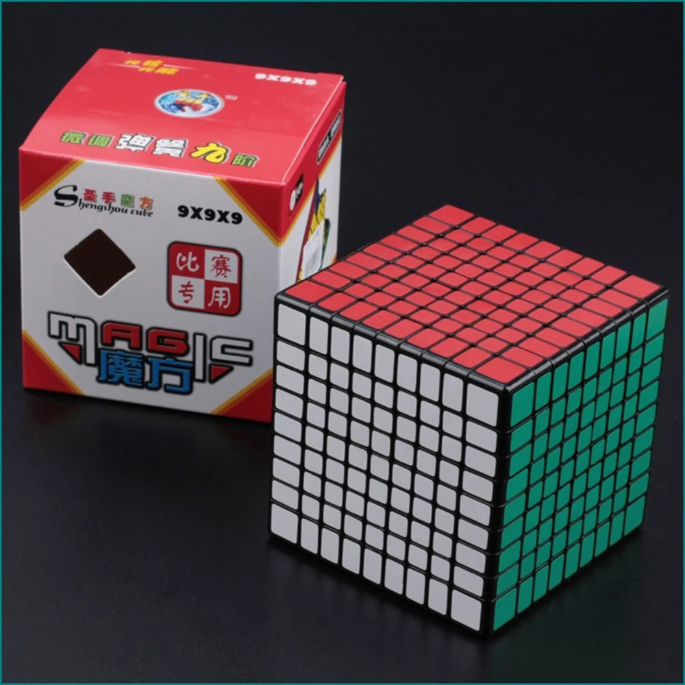 9*9*9 черный профессор конкурс куб Скорость Магический Куб Головоломка Развивающие игрушки для детей