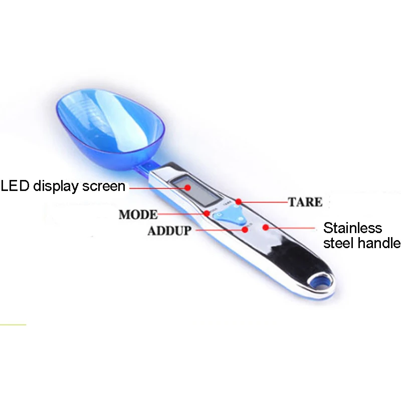 Кухня инструмент цифровой мерная ложка электронный Ложка светодиодный Дисплей масштаба для измерения пищи и жидкости