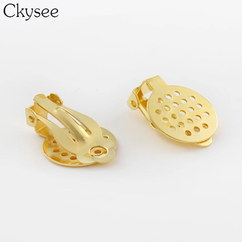 Ckysee оптовая продажа 100 шт./лот крючок для сережек 15 мм Diy фурнитура ювелирные