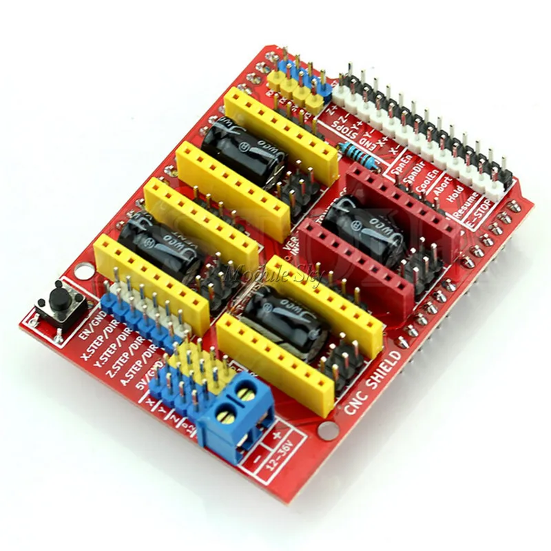 

V3 Engraver 3D Printer New CNC Shield Expansion Board A4988 Driver for Arduino