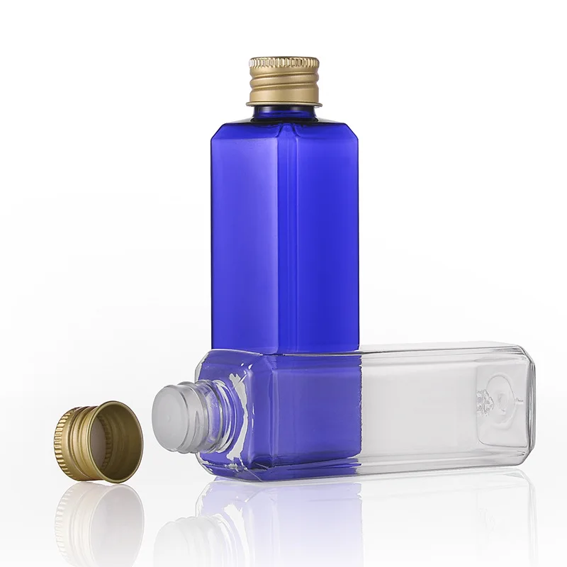 2pcs 100ml square bottle Aluminium aluminum cap bottle emulsion Sub-bottle Pure dew bottle (with inner plug) wholesale BQ170 2pcs 100ml square bottle Aluminium aluminum cap bottle emulsion Sub-bottle Pure dew bottle (with inner plug) wholesale BQ170