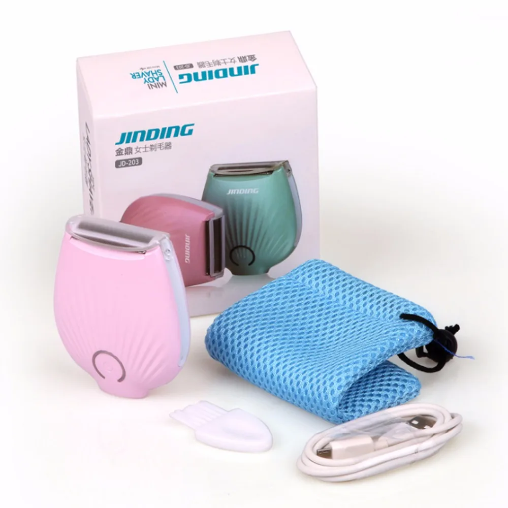 3 In 1 Mini Underarm Electric Epilator Perfect Hair Removal Female USB Charger Painless Safety Body Facial Depilatory Tool