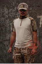 Tactical military t-shirt men short-sleeved T shirt wicking T shirt python camouflage t-shirt M-XXL