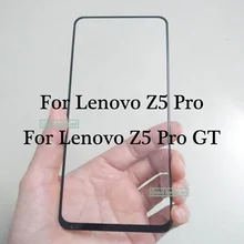 Черный Для lenovo Z5 Pro L78031/для lenovo Z5 Pro GT L78032 переднее внешнее стекло Ремонт объектива сенсорный экран внешнее стекло(без кабеля