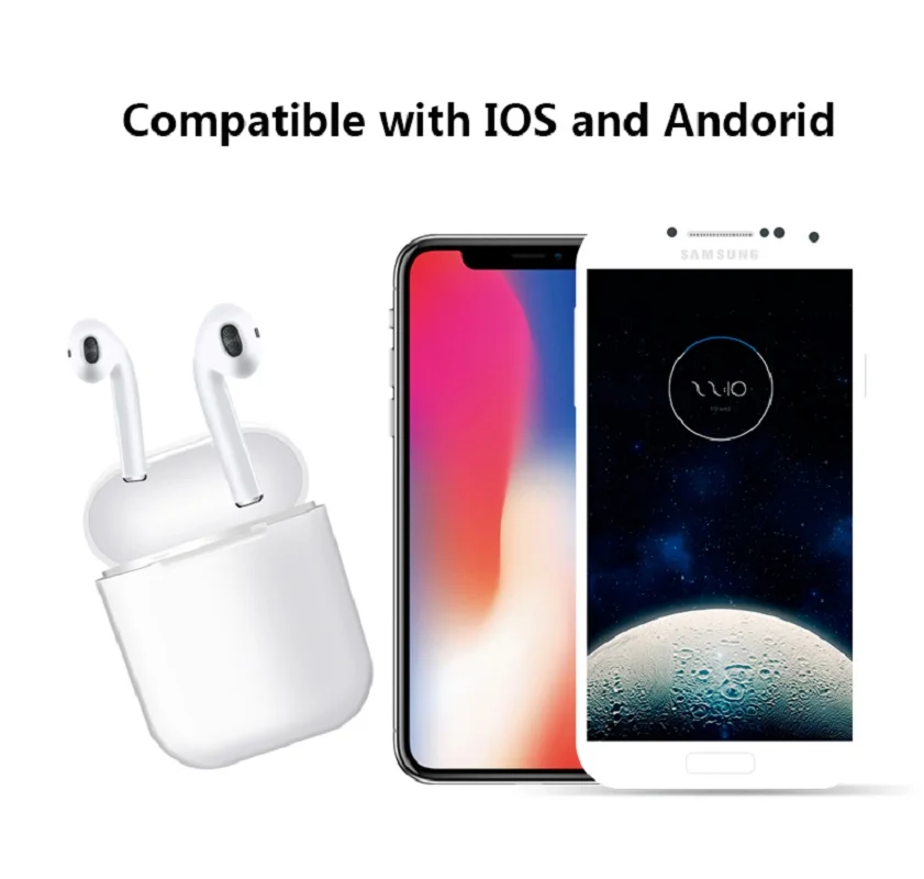 I8x tws Wireless Bluetooth Earphones Audifonos stereo Earbuds 17