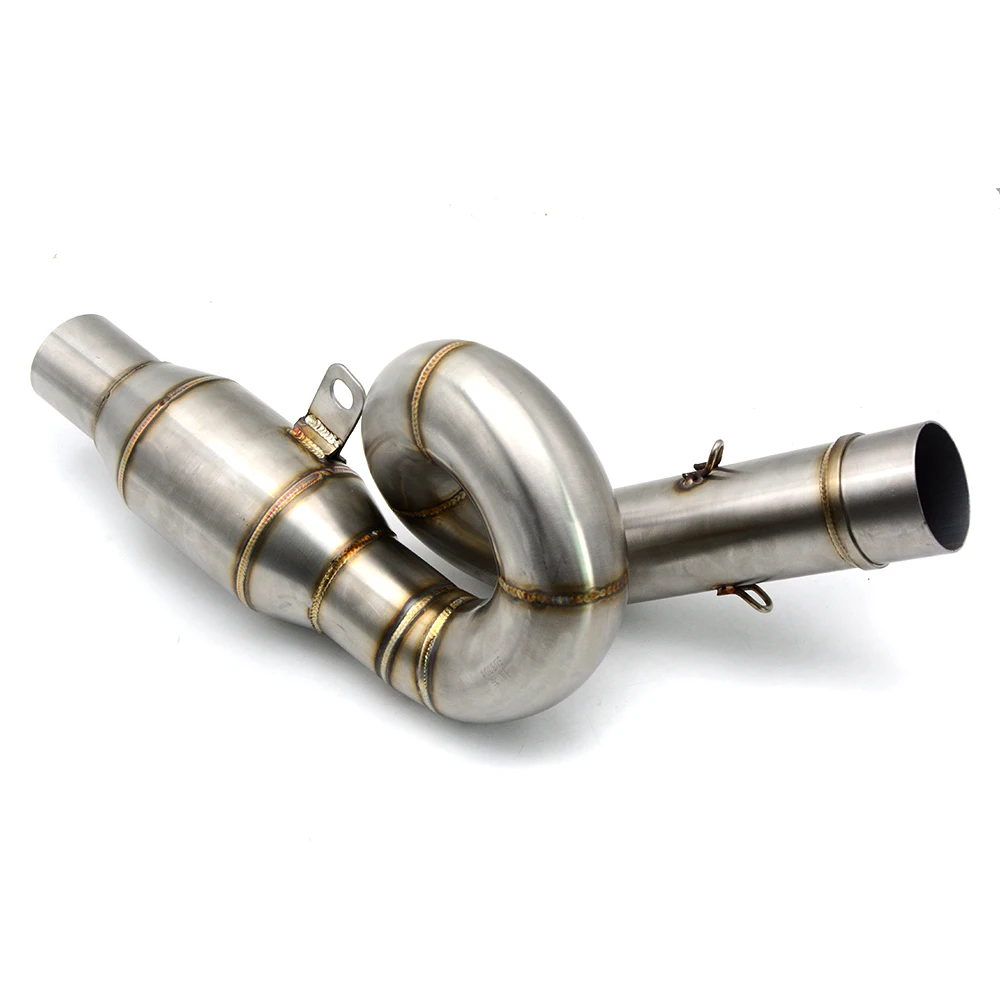 Motorcycle Exhaust Muffler Mid Connect Refit Motorbike Exhaust Middle