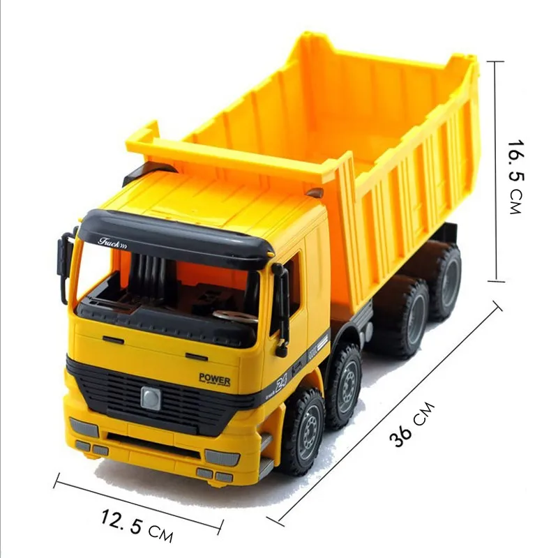 Brinquedos do Carro Máquinas de Grande Porte para Caçoa o Presente com Caixa Criativo Crianças Emulational Inercial Caminhão Móvel 2019 1: 64 5 Carrinhos de brinquedo e de metal