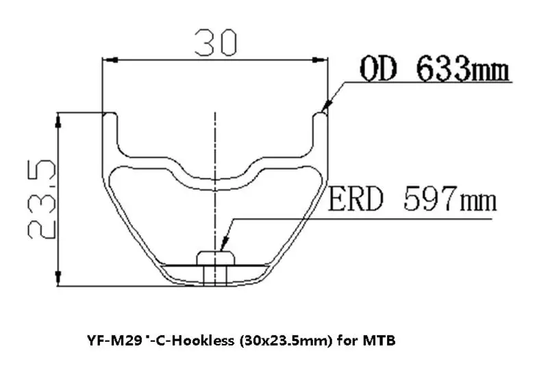 Углеродные велосипедные шины Hookless Clincher Rim глянцевое матовое однонаправленное плетение диски и шины колеса для горных шоссейные велосипеды MR1529H002