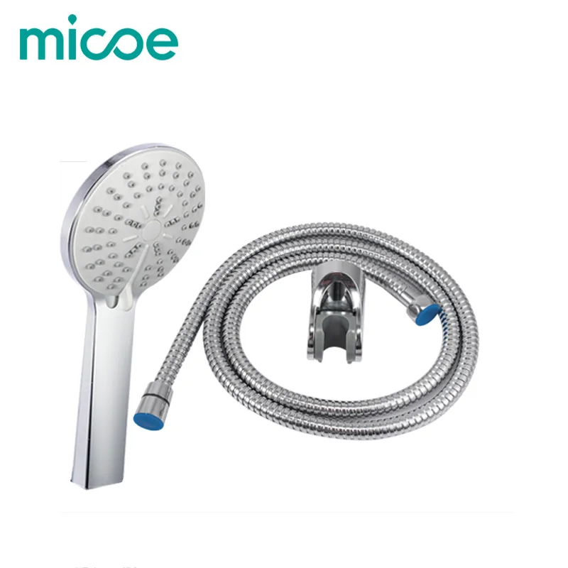 Koop Micoe douchekop hand held regen 5 functie ABS douche badkamer douche accessoires onder druk waterbesparende douche kraan