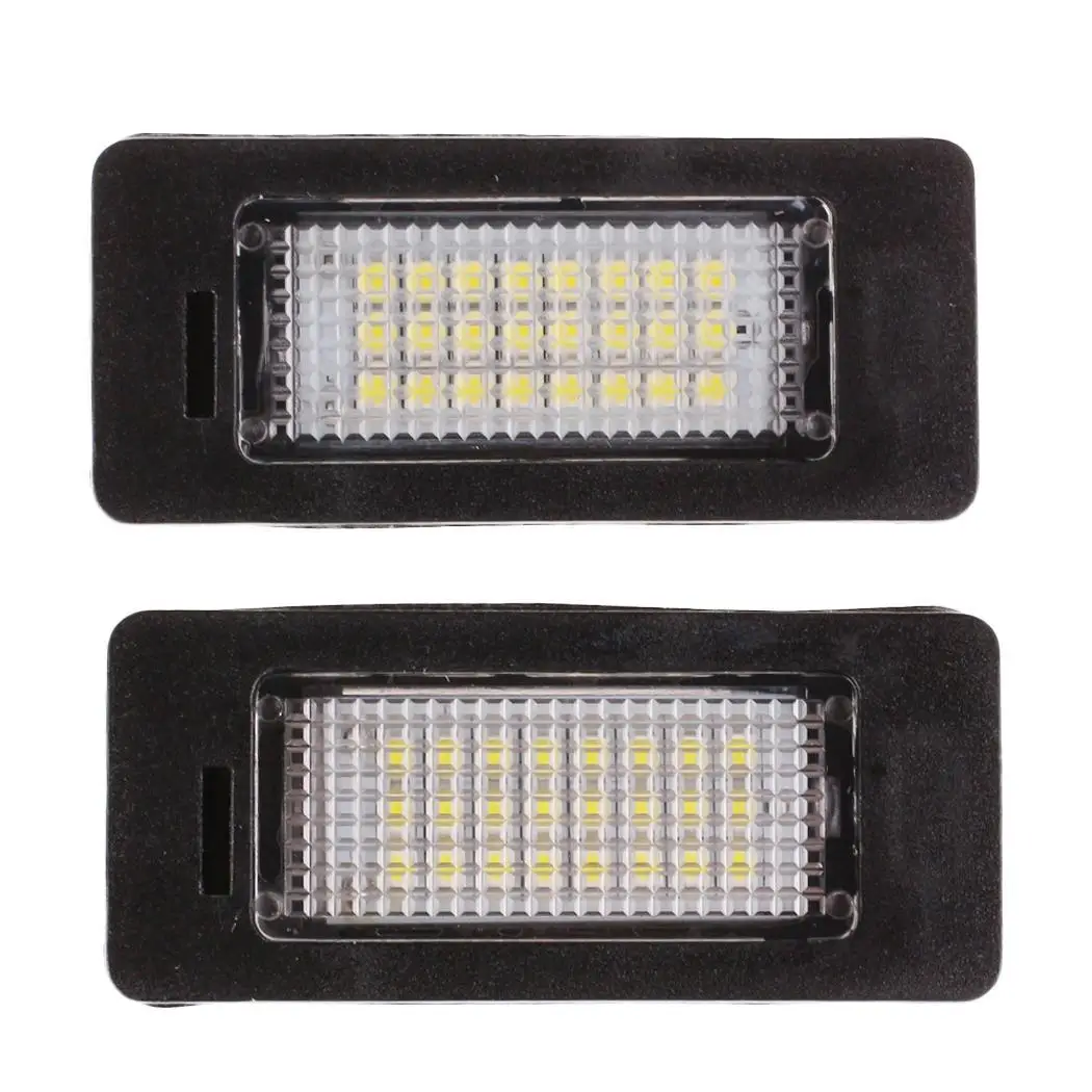 2pcs White Light High Temperature Resistant 12V plate LED Car License Plate 3W Lamp Black | Автомобили и мотоциклы