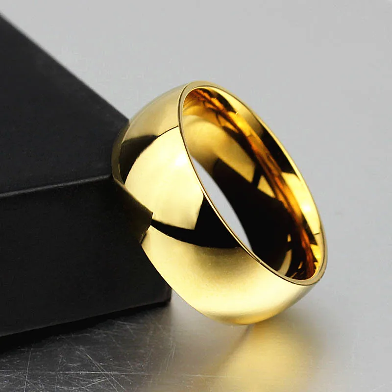 25 шт. мужские и женские кольца из нержавеющей стали ширина 8 мм|ring clamp jewelry|ring