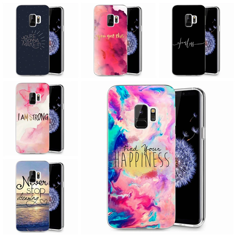 Мягкий чехол для Samsung Galaxy S9 S9Plus S8 Plus S7 edge Note 8 J500 J530F J720 A3 A5 2016 2017 TPU с изображением