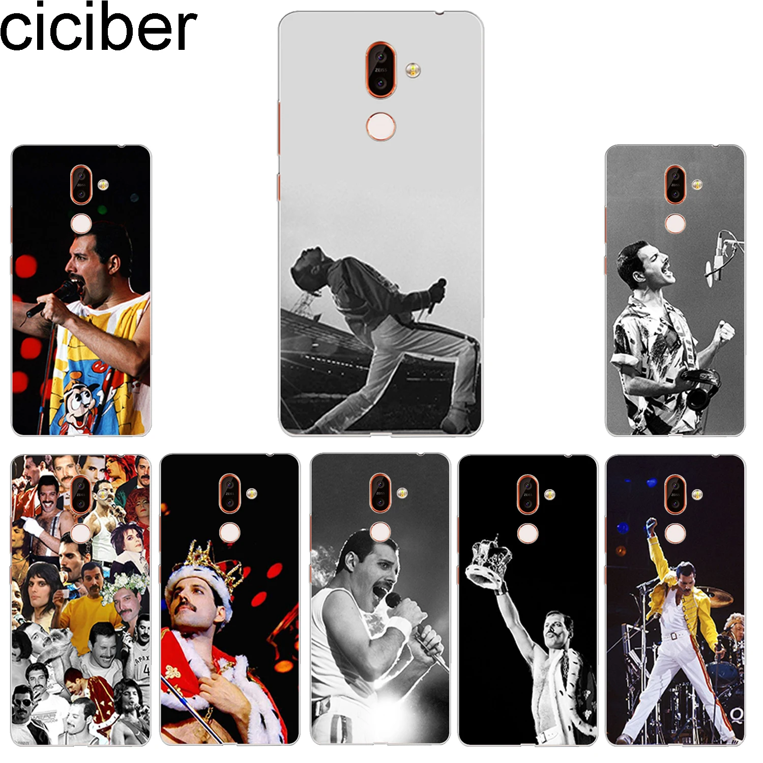 Ciciber чехол для телефона Nokia 9 PureView 1 2 3 5 6 7 8 Sirocco мягкий Plus Freddie Mercury |