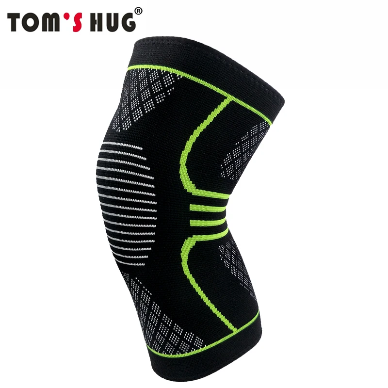 

1 Pair Knee Sleeve Support Protect Sport Kneepad Tom's Hug Brand Fitness Running Cycling Braces High Elastic Gym Knee Pad Warm