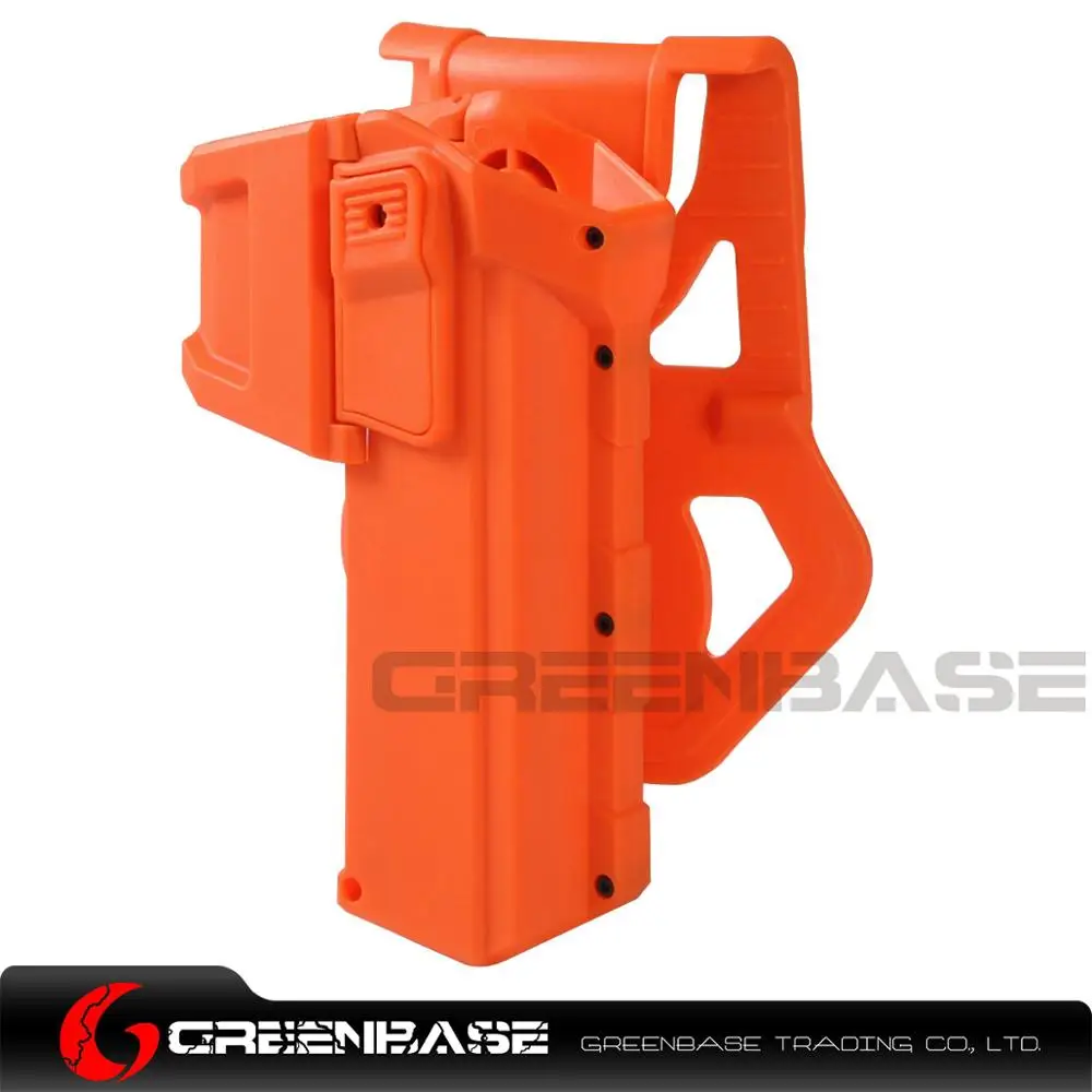 Greenbase Тактический Glock 17 19 34 кобура для охоты жесткий корпус Пистолет Чехол Пистолет Coldre военный пояс на талии - Цвет: Orange