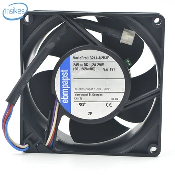 

3214 J/2H3F Double Ball Bearing Inverter Cooling Fan DC 24V 29W 1.2A 11000RPM 9038 9cm 90*90*38mm 4 Wires