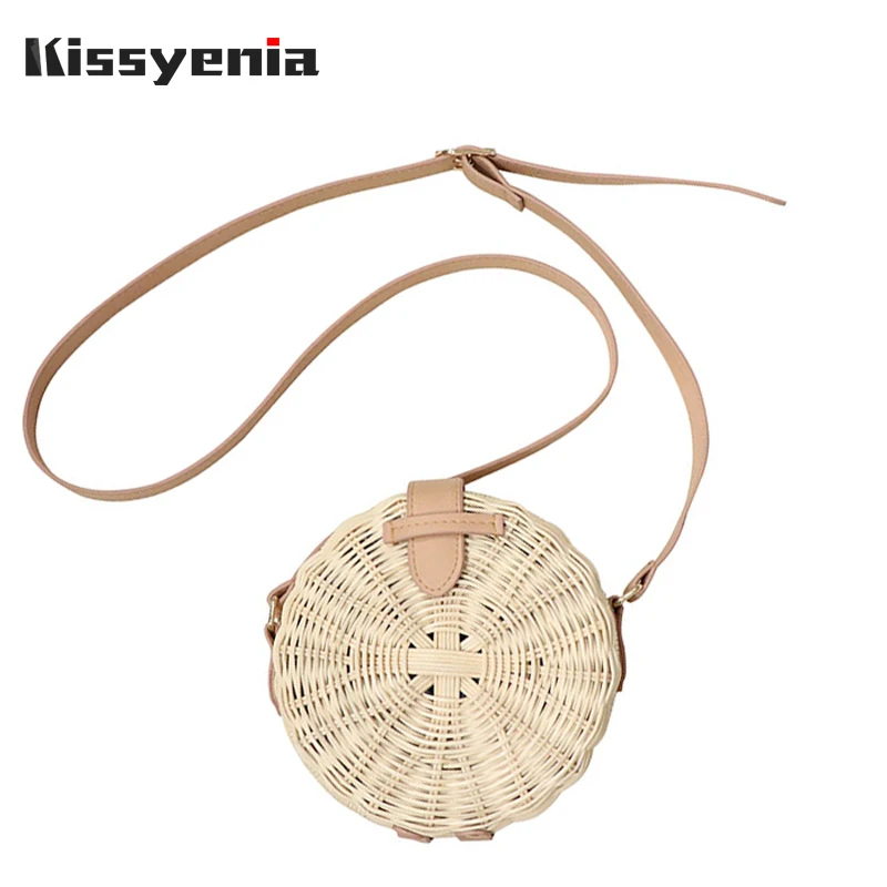 Kissyenia INS популярная плетеная пляжная сумка ручной работы богемные женские