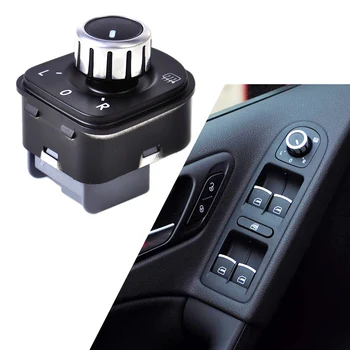 

beler Mirror Adjust Switch Control Knob 5ND959565B 5K1 959 565 Fit for VW Golf Jetta GTI MK5 MK6 Rabbit Passat B6 3C Tiguan