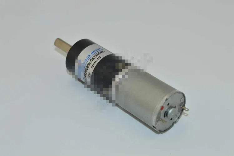 Постоянная Магнитная кисть планетарного редуктора 24 мм DIA ZGX24RP DC 12 V 24 V 5 RPM-280 RPM