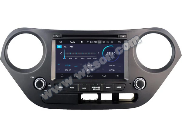 Discount 7" Android 9.0 Pie OS Car DVD Multimedia Navigation GPS Radio for Hyundai i10 2013-2018 with Greater Viewing Angle IPS Screen 4