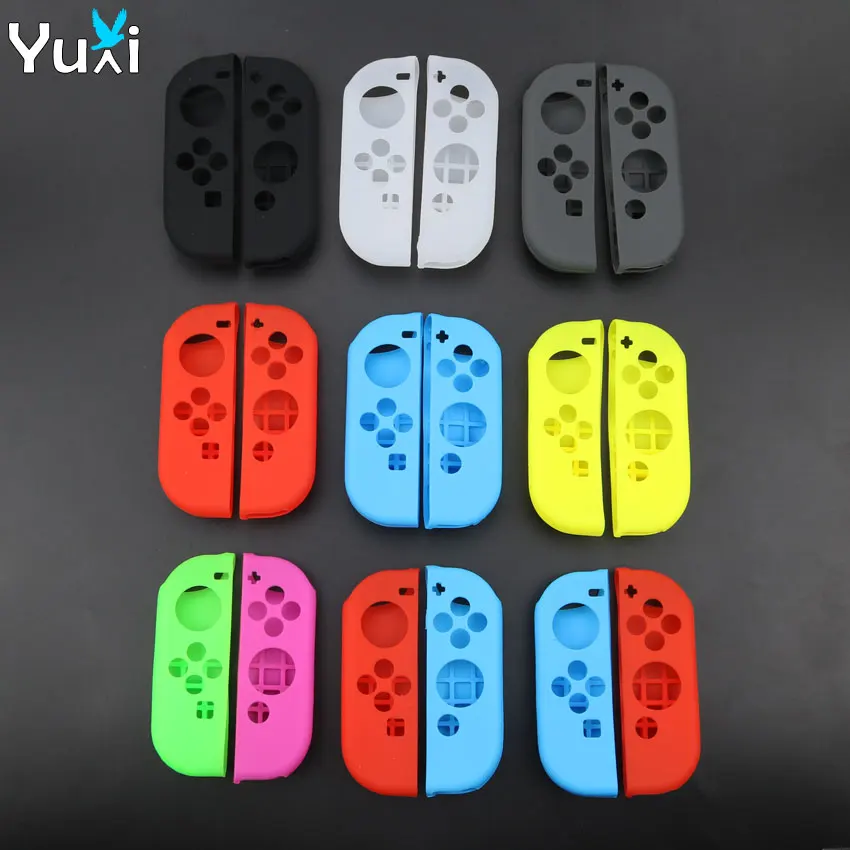 

YuXi Soft Cover for Nintend Switch JOY CON Silicone Protective Case Skin For NS Controller JOY-CON