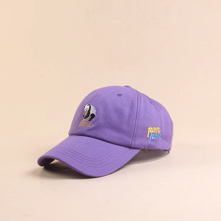 LDSLYJR с рисунком панды вышивка хлопок бейсбол кепки Регулируемый бейсболка кепка для мужчин и женщин 80