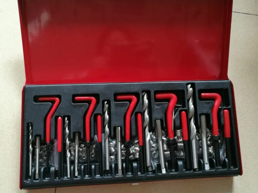 131 Pcs Auto Engine Block Restoring Damaged Thread Repair Tool Kit M5