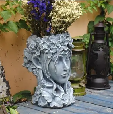 Голова греческой богини цветочный горшок, креативная Скандинавская Статуэтка Венеры, домашнее украшение ремесла