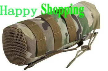 

Tactical Molle System 1000D Nylon Fabic Cantee Pouch Bags Kettle Pouch Water bag CP Multicam For Hunting