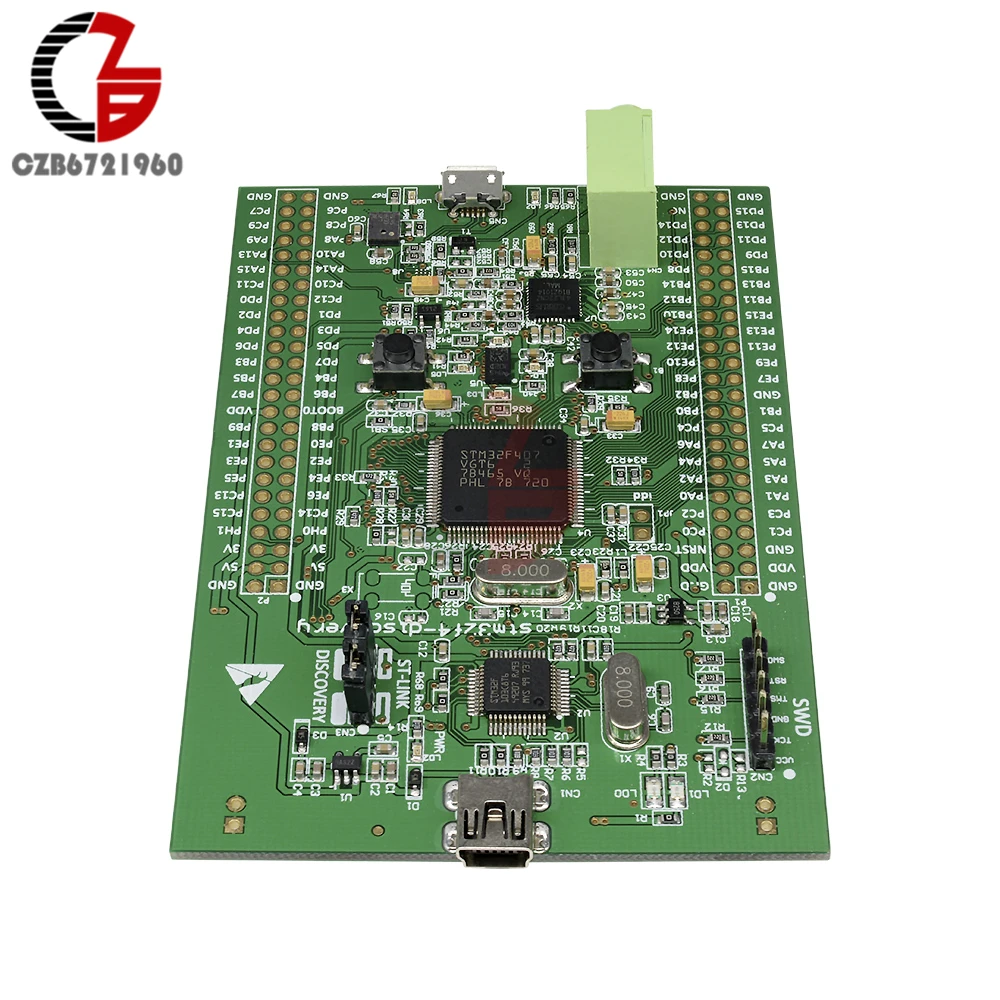 Stm32f4 Обнаружение Stm32f407 Cortex-m4 макетная плата ST-link V2