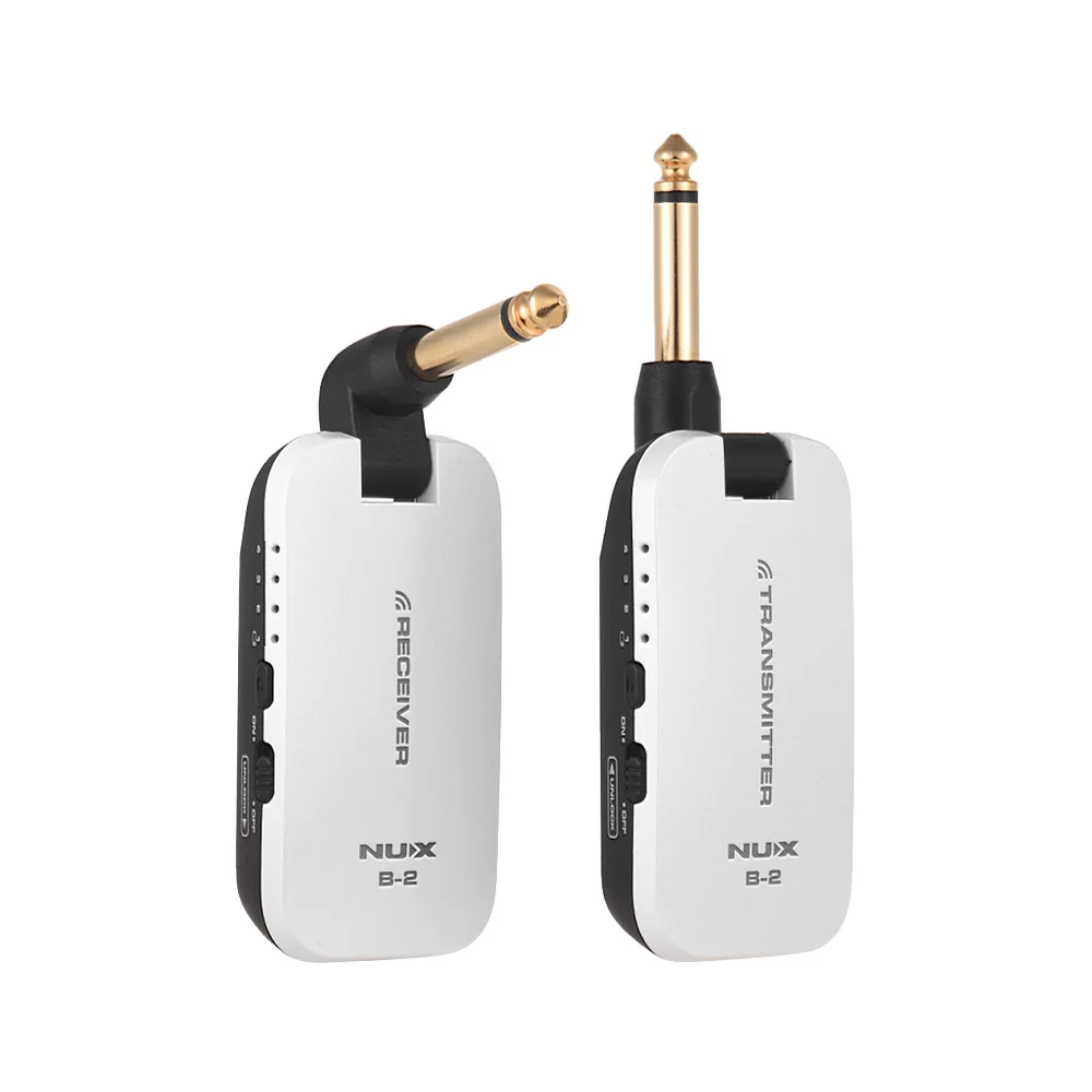 US $129.00 NUX B2 Electric Guitar Wireless Transmitter Receiver System Portable Mini Audio No Cable 24G Wireless Guitar System for Bass