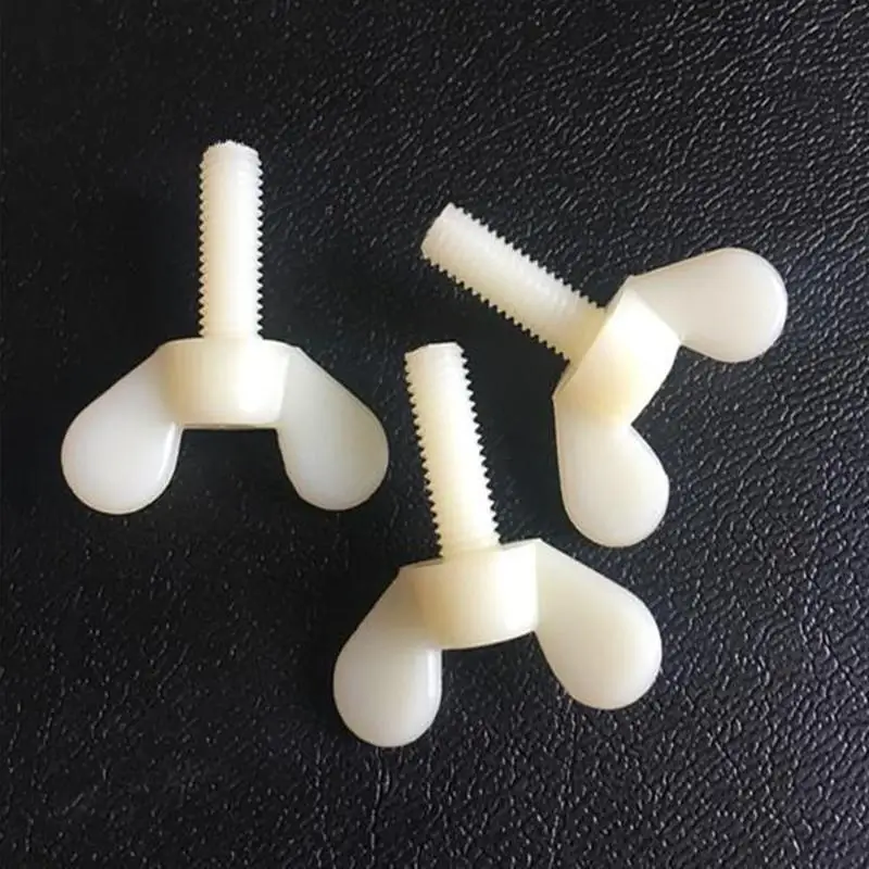 Plastic Butterfly Screw Nylon Wing Nuts Nylon Bolt Set Nylon Screws M5 M6 Pa66 Aliexpress