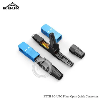 

50PCS/box SC/UPC single-mode fiber optic SC UPC quick connector Cost-Effective FTTH Fiber Optical Fast Connector Free Shipping