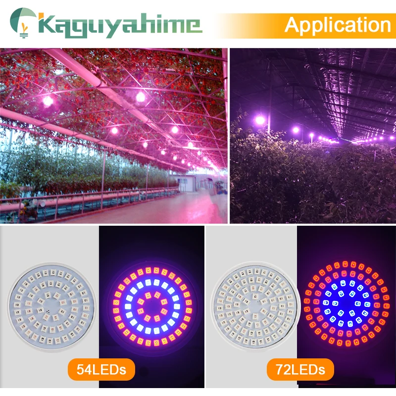 Kaguyahime светодиодный MR16 GU10 E27 лампа 220 В Светодиодный прожектор 2835 SMD светодиодный светильник для выращивания света высокая яркая точечная лампа бомбилья