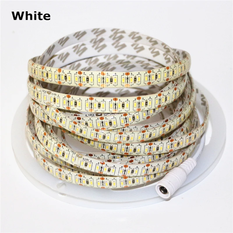 Супер яркий 5 м DC 12 В SMD 3014 204 светодиодный s/M гибкий светильник Светодиодная лента