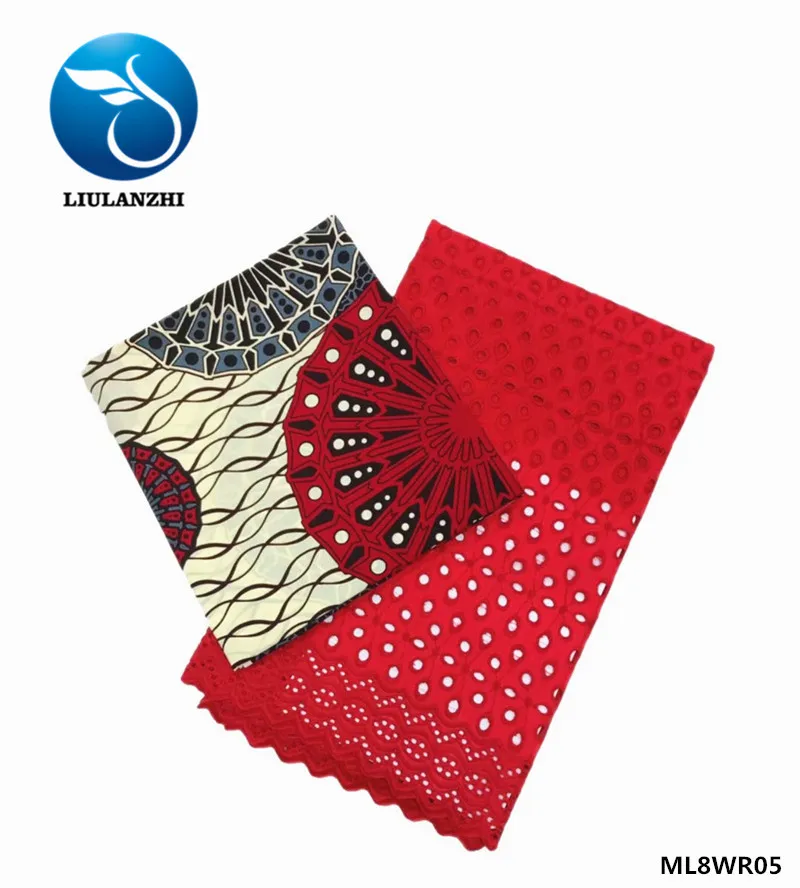 LIULANZHI африканская кружевная ткань Анкара воск голландская ткань воск дизайн африканская стильная кружевная ткань ML8WR15 - Цвет: ML8WR05