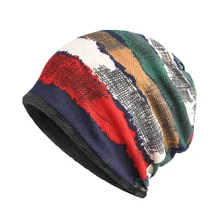 Шапки и кепки женские зимние; вязанные; шерстяные шапки мужские повседневные унисекс, однотонный хип-хоп Skullies теплая шапочка-бини